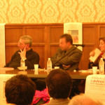 Presentazione di A sud delle cose - ex Sala Consiliare di Sambiase - Lamezia Terme (CZ) - 2006 (da sx: Francesco Tassone, Don Pasquale Luzzo, Gianni Speranza, Giovanna De Sensi-Sestito, Pasqualino Bongiovanni)